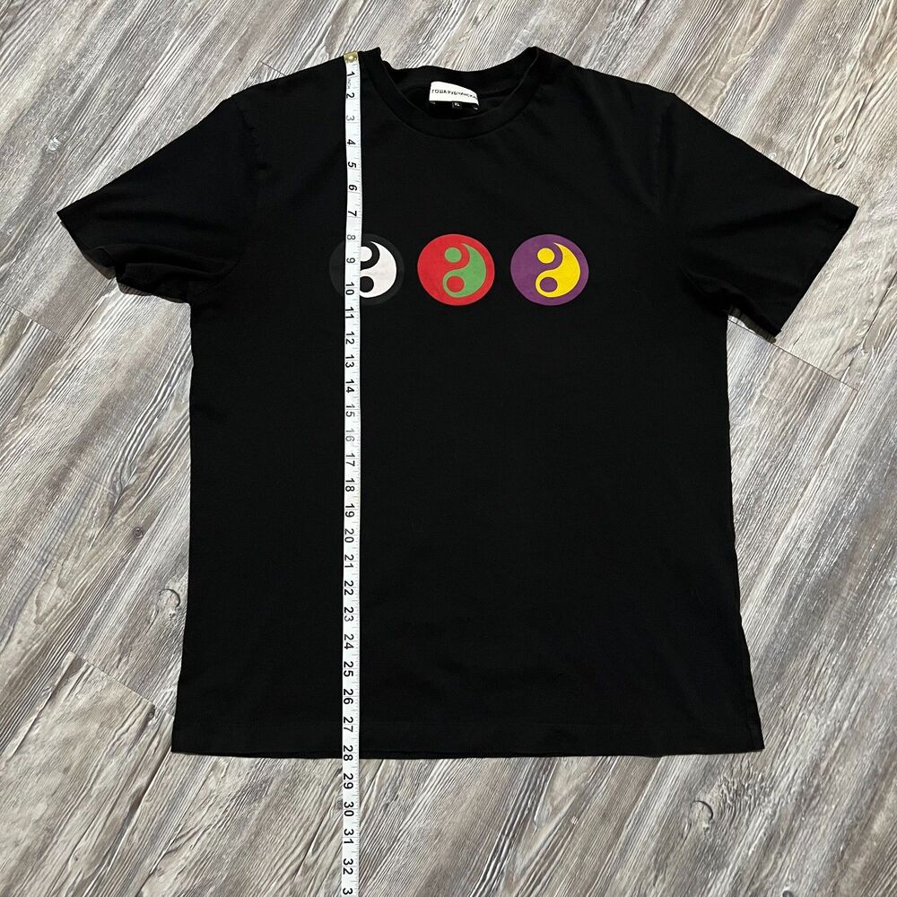 Gosha Rubchinskiy Black Yin Yang Short Sleeve Tee Shirt - Picture 5 of 7